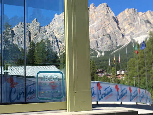 Realizzazione Italywarm a Cortina d'Ampezzo